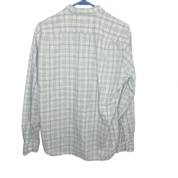 Bonobos men’s gray plaid shirt lightweight size large slim fit - Picture 3 of 5